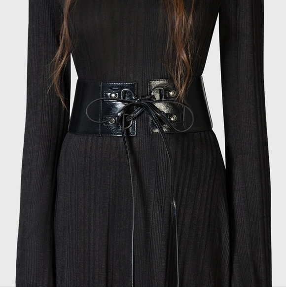 Killstar Black Corset Belt - Picture 2 of 3